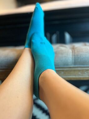 Women's Low-Cut Ankle Socks in Teal